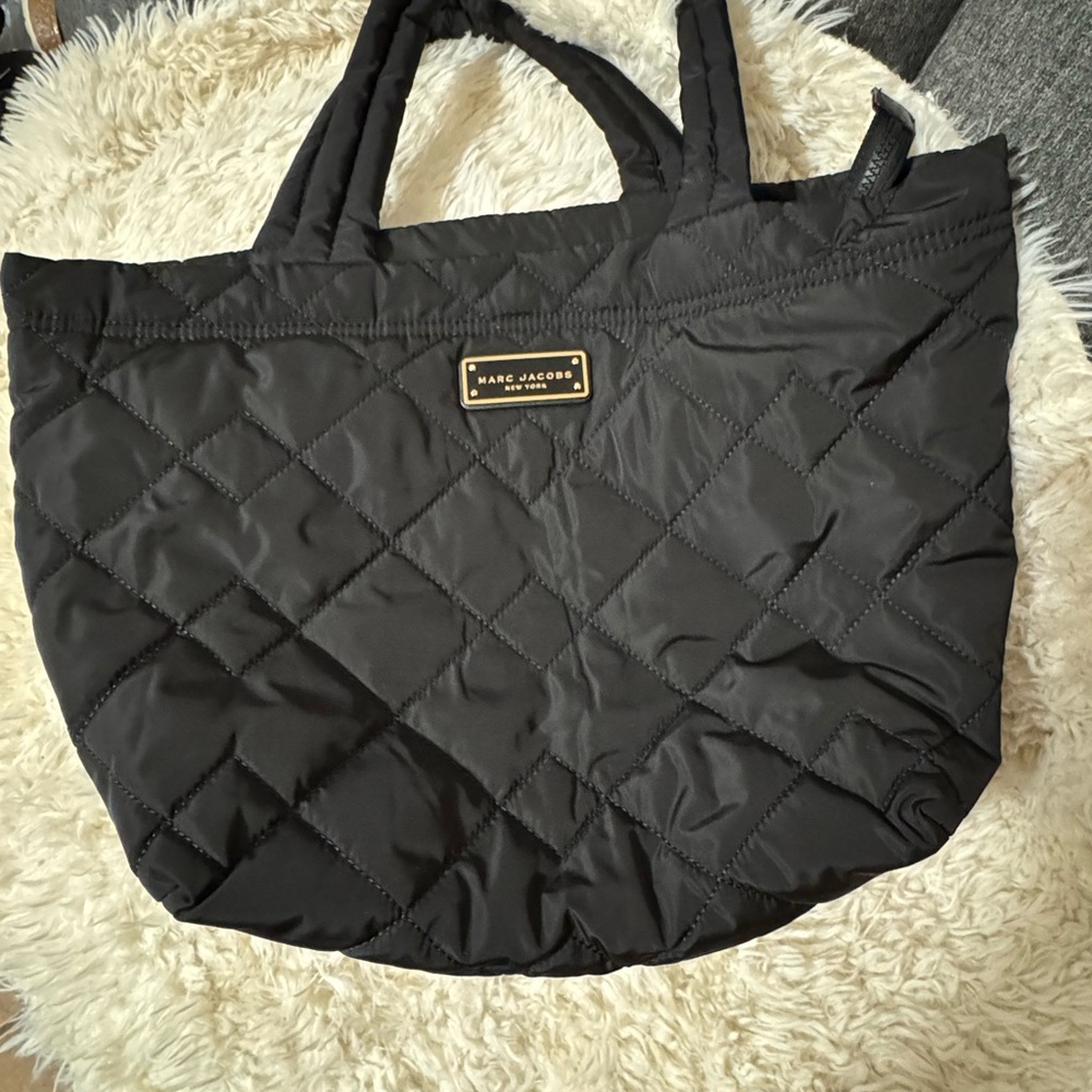 Marc Jacobs Black Quilted Tote Bag
